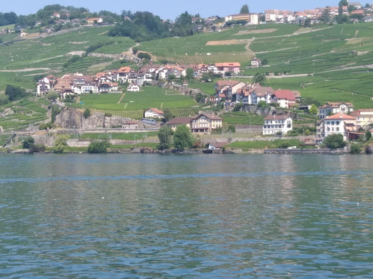Appartamento La Gremillette Gourmande Lavaux Rivaz Esterno foto