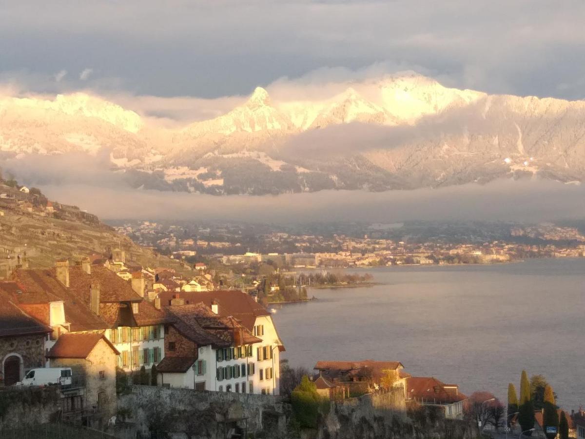 Appartamento La Gremillette Gourmande Lavaux Rivaz Esterno foto